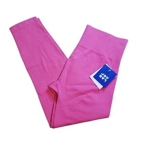 Joy Lab Pink Seamless Crop 7/8 Leggings NEW